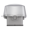 Intermatic WP5110C, Extra-Duty Plastic In-Use Weatherproof Cover, Single-Gang, Vrt/Hrz, 3.625" Clear_main