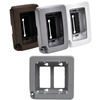 Intermatic WP6200G, Low-Profile Plastic In-Use Weatherproof Cover, Double-Gang, Vrt, Gray_main