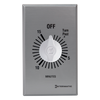 Intermatic FF415M, Spring Wound Countdown Timer, Commercial, 125-277 VAC, 50/60 Hz, DPST, 15 Minute Max, Without Hold, Silver_main