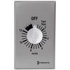 Intermatic FF312HH, Spring Wound Countdown Timer, Commercial, 125-277 VAC, 50/60 Hz, SPDT, 12 Hour Max, With Hold, Silver_main
