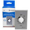 Intermatic FF34HH, Spring Wound Countdown Timer, Commercial, 125-277 VAC, 50/60 Hz, SPDT, 4 Hour Max, With Hold, Silver_main