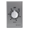 Intermatic FF360M, Spring Wound Countdown Timer, Commercial, 125-277 VAC, 50/60 Hz, SPDT, 60 Minute Max, Without Hold, Silver_main