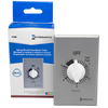 Intermatic FF5MH, Spring Wound Countdown Timer, Commercial, 125-277 VAC, 50/60 Hz, SPST, 5 Minute Max, With Hold, Silver_main