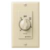 Intermatic FD415M, Spring Wound Countdown Timer, Decorator Style, 125-277 VAC, 50/60 Hz, DPST, 15 Minute Max, Without Hold, Ivory_main
