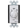 Intermatic FD2HW, Spring Wound Countdown Timer, Decorator Style, 125-277 VAC, 50/60 Hz, SPST, 2 Hour Max, Without Hold, White_main