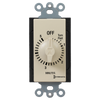 Intermatic FD5M, Spring Wound Countdown Timer, Decorator Style, 125-277 VAC, 50/60 Hz, SPST, 5 Minute Max, Without Hold, Ivory_main