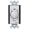 Intermatic FD5MW, Spring Wound Countdown Timer, Decorator Style, 125-277 VAC, 50/60 Hz, SPST, 5 Minute Max, Without Hold, White_main