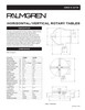 Palmgren 9634105, Horizontal/Vertical rotary table, 10"_secondary