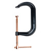 Palmgren 9629521, 8" Drop Forged Deep Throat C-Clamp W/ Copper Spindle (400 Series)_secondary