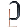 Palmgren 9629522, 10" Drop Forged Deep Throat C-Clamp W/ Copper Spindle (400 Series)_secondary