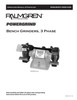 Palmgren 9682102, 10" Powergrind 1HP 220/440V, 3PH grinder w/dust collection_secondary