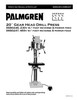 Palmgren 9680247, 20" GH DP, 460V W/Foot Rev.&PF_secondary