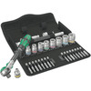 Wera 004049, 8100 SB 9 Zyklop Speed Ratchet Set, 3/8" drive, imperial, 29 pieces