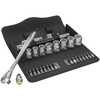Wera 004051, 8100 SB 11 Zyklop Metal Ratchet Set with switch lever, 3/8" drive, imperial, 29 pieces