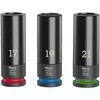 Wera 004595, Wheel Impaktor C Set 1 Socket set, 1/2" drive, 3 pieces