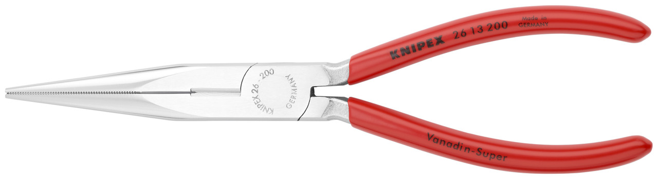 Knipex 26 13 200, Long Nose Pliers with Cutter, 8