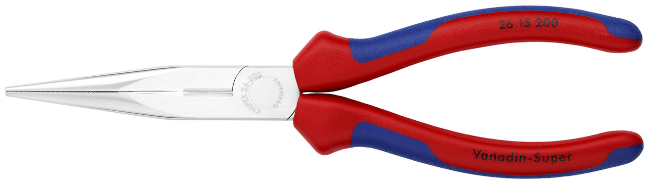 Knipex 26 15 200, Long Nose Pliers with Cutter, 8