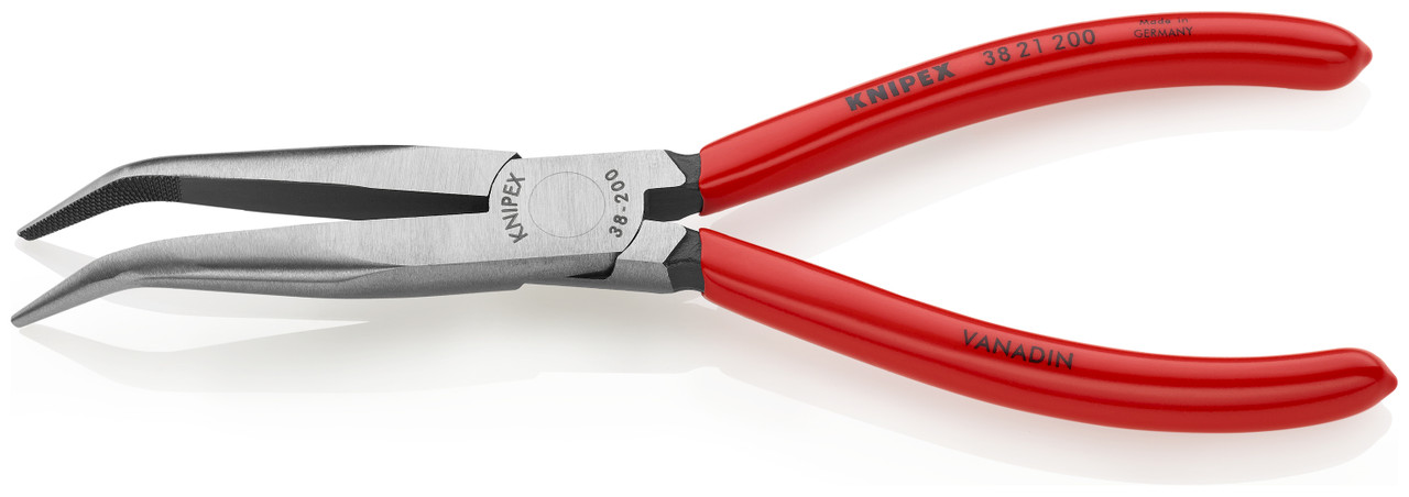 Knipex 8 in. Angled Long Nose Pliers