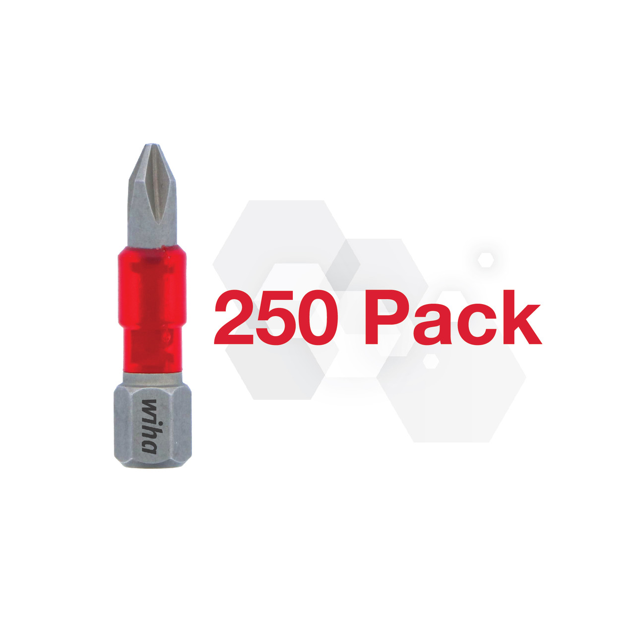 Wiha 76581 MaxxTor Impact Bit Phillips #1 - 29mm - 250 Pack