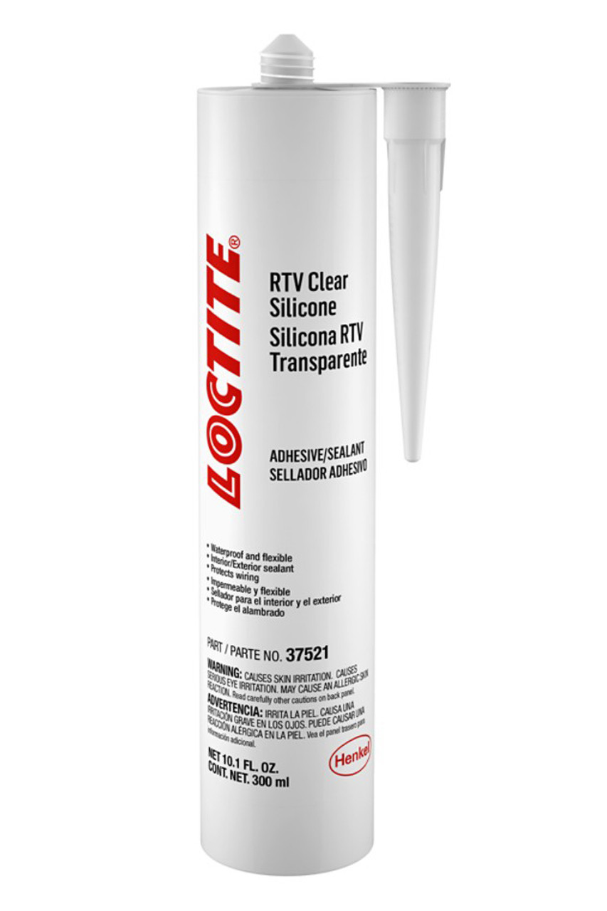 Loctite 495076, RTV Clear Silicone, 300 ml Cartridge - WhaleSupply.com