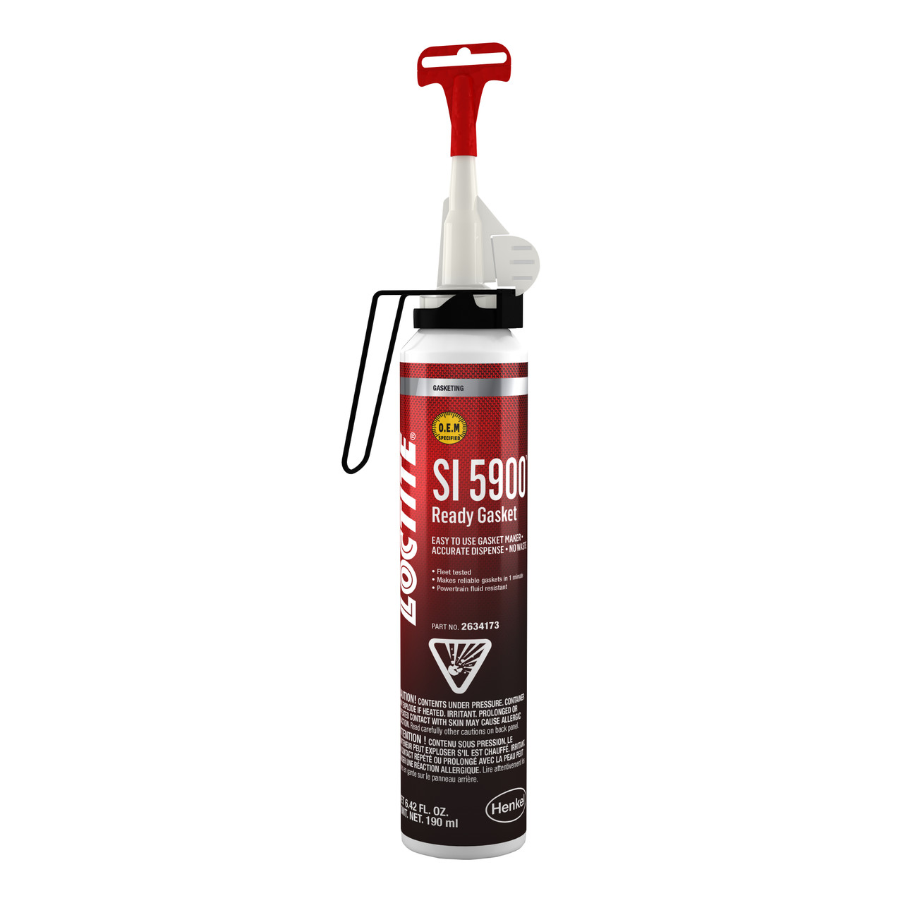 Loctite SI 5900 Ready Gasket, 190 ml Can, 2634173 - WhaleSupply.com