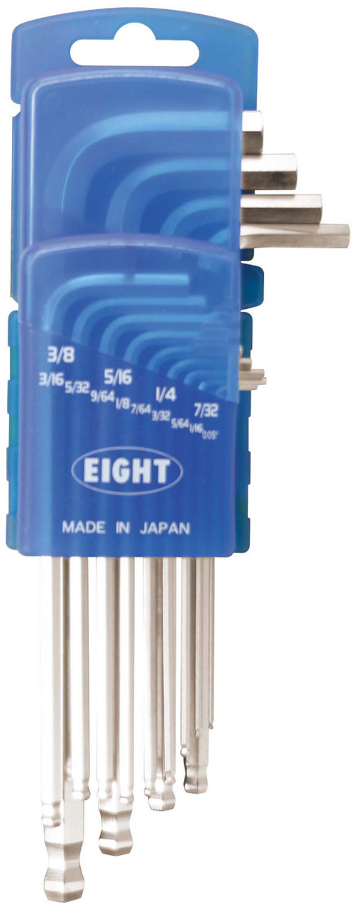 Eight Tool TLS-13ZD, Taper Head Hex Key 13Pcs. 0.05