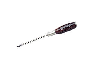 Kyoto Tools (KTC) D12M28 Wooden Handle Screwdriver - Negative Penetrating Type, Size 8 Minus - View #6