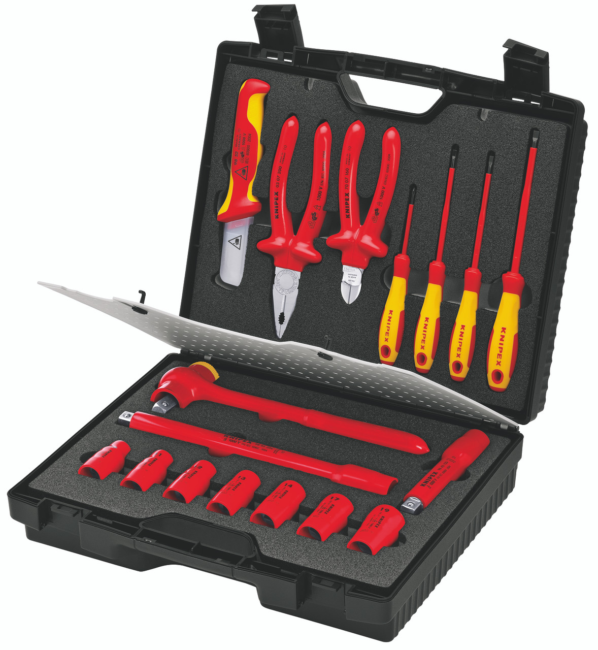 Knipex 9k 98 98 22 US 5 PC Pliers/Screwdriver Tool Set-1000V Insulated