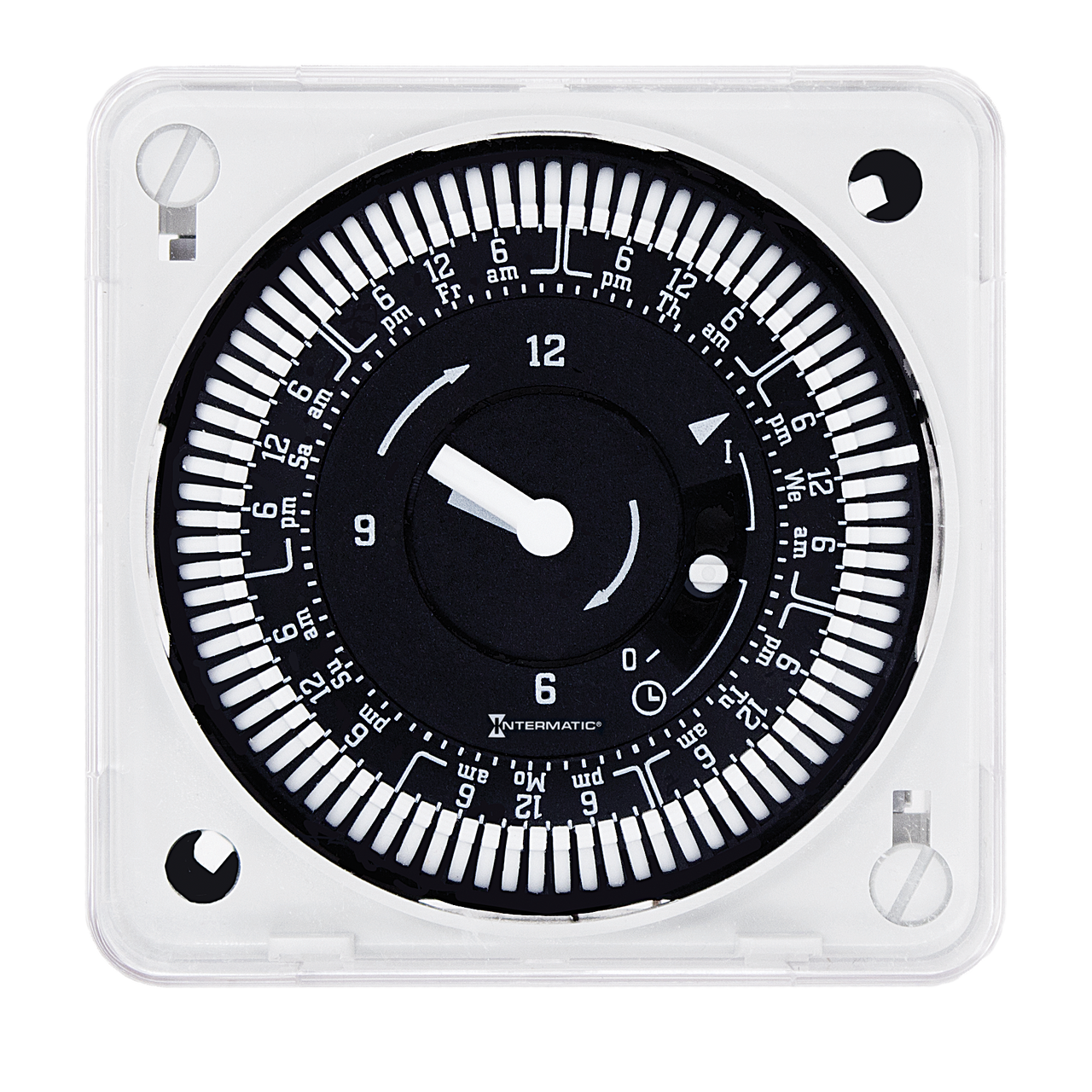 Intermatic MIL72ESWUZH-120, 7-Day 120V Electromechanical Flush Mount ...
