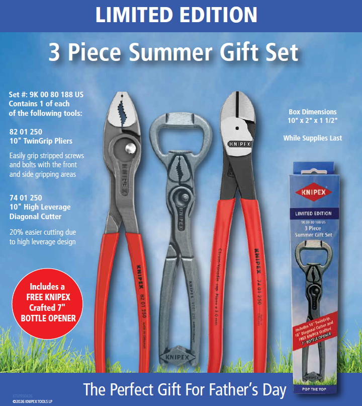 Knipex 9K 00 80 188 US, LIMITED EDITION 3 PC SUMMER SET Knipex 9K 00 80 188 US, LIMITED EDITION 3 PC SUMMER SET