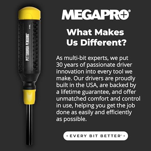 MEGAPRO 151NAS-PENGUINS | NHL Team Edition Multi-bit Screwdriver