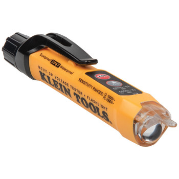 Klein Tools NCVT3P, Dual Range Non-Contact Voltage Tester with Flashlight, 12 - 1000V AC