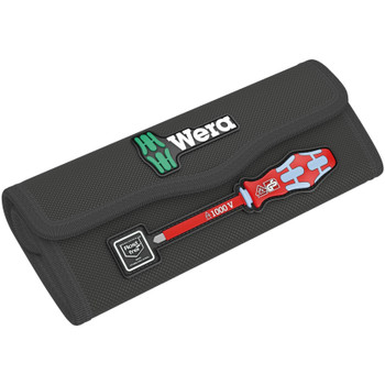 Wera 136539, 9476 Folding pouch for sets of up to 8 Kraftform Kompakt VDE Stainless, empty, 180 x 80 mm
