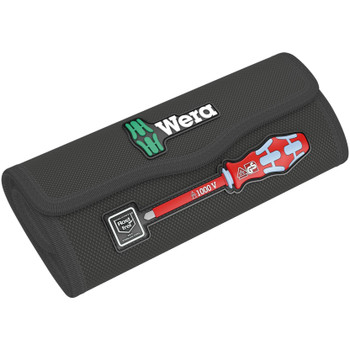 Wera 136540, 9477 Folding pouch for sets of up to 17 Kraftform Kompakt VDE Stainless, empty, 180 x 85 mm