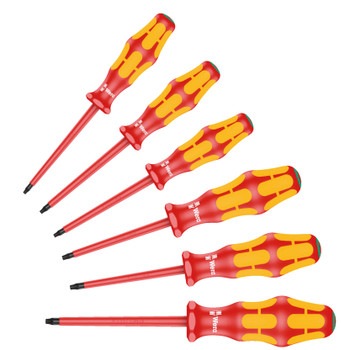 Wera 133356, 167 i/6 Screwdriver set Kraftform Plus Series 100, 6 pieces