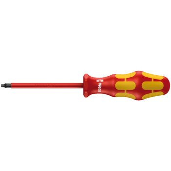 Wera 004780, 168 i VDE Insulated screwdriver for square socket head screws, # 1 x 80 mm