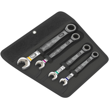 Wera 073295, 6000 Joker 4 Imperial Set 1 Set of ratcheting combination wrenches, Imperial, 4 pieces