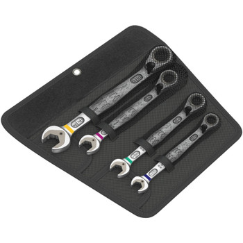 Wera 020092, 6001 Joker Switch 4 Imperial Set 1 Set of ratcheting combination wrenches, Imperial, 4 pieces