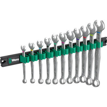 Wera 020233, 9640 Magnetic rail 6003 Joker 1 Ring spanner set, 11 pieces