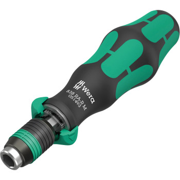 Wera 051493, 838 RA-R M Bitholding screwdriver with ratchet functionality, 1/4", 1/4" x 123.5 mm