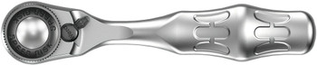 Wera 8008 A Zyklop Mini 3 Ratchet with 1/4" drive, 1/4" x 87 mm