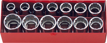Koken 4252A, 1/2 Sq. Dr. 13 Piece 12-Point SAE Socket set  3/8-15/16"