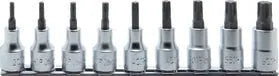 Koken RS4025/9-IP, 1/2 Sq. Dr. Bit Socket 9 piece TORXplusÂ® set 20IP-60IP