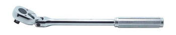 Koken 3774NB, 3/8 Sq. Dr. Ratchet Handle  24 teeth Flexible Head Length 265mm Push Button Metal Handle