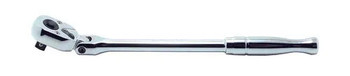Koken 3774PB, 3/8 Sq. Dr. Ratchet Handle  24 teeth Flexible Head Length 265mm Push Button Polished Handle