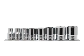 Koken RS4400W/8, 1/2 Sq. Dr. Socket Set Whitworth 3/16-5/8 6 point 250mm  8 pieces
