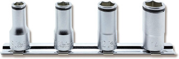 Koken RS3350X/4, 3/8 Sq. Dr. Semi-Deep NUT GRIPÂ® Socket Set, 8mm-14mm -  4 pieces