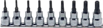 Koken RS3025/9-IPR, 3/8 Sq. Dr. 9 Piece Tamper-Resistant TORXplusÂ® Bit Socket set  10IPR-50IPR