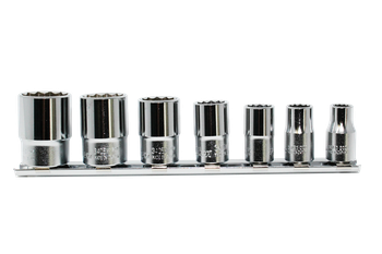 Koken RS3405W/7, 3/8 Sq. Dr. Socket set Whitworth 1/8-1/2 12 point 200mm  7 pieces