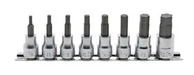 Koken RS3010A/8-L50, 3/8 Sq. Dr. Bit Socket set  1/8-1/2 Hex 200mm  8 pieces